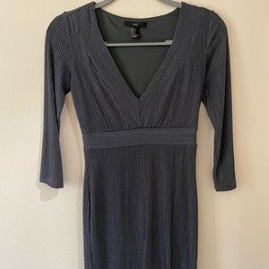 Fitted quarter sleeve mini dress